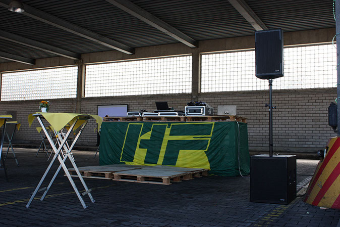 DJ Frechen bei H.Freund Spedition mit DJ Fabian Jardin in ganz NRW für Firmenevents